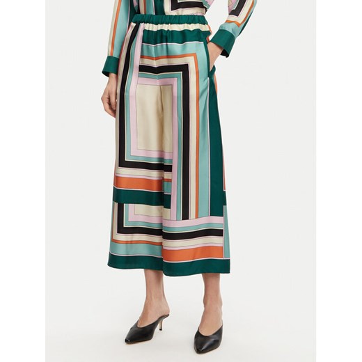 Weekend Max Mara Spodnie materiałowe Ottavo 2515131051 Kolorowy Wide Leg ze sklepu MODIVO w kategorii Spodnie damskie - zdjęcie 182603628