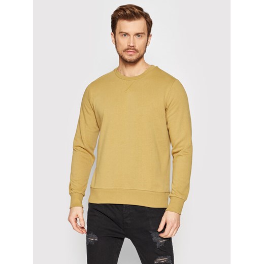 Brave Soul Bluza MSS-69JONES8 Beżowy Regular Fit ze sklepu MODIVO w kategorii Bluzy męskie - zdjęcie 182603637