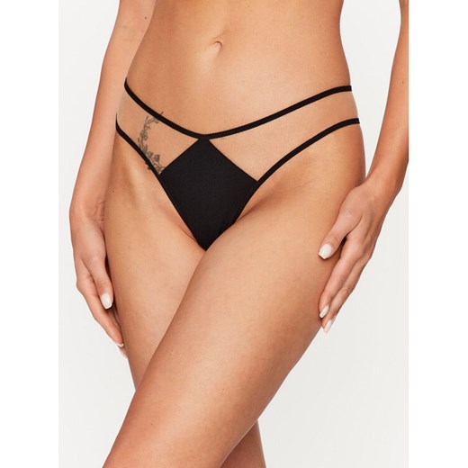 Undress Code Stringi Deja Vu Thong 584 Czarny ze sklepu MODIVO w kategorii Majtki damskie - zdjęcie 182603639