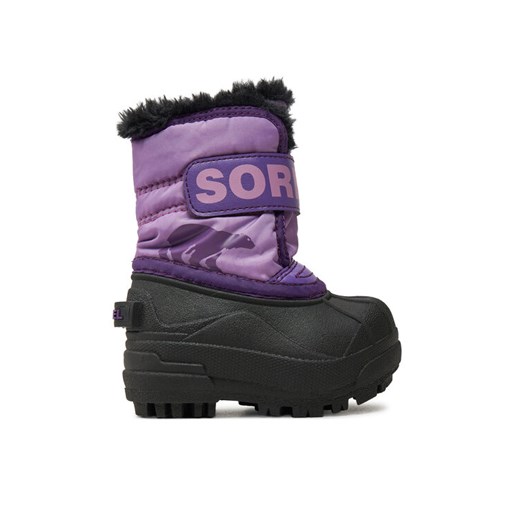 Sorel Śniegowce Snow Commander™ 2114102514 Fioletowy ze sklepu MODIVO w kategorii Buty zimowe dziecięce - zdjęcie 182603656