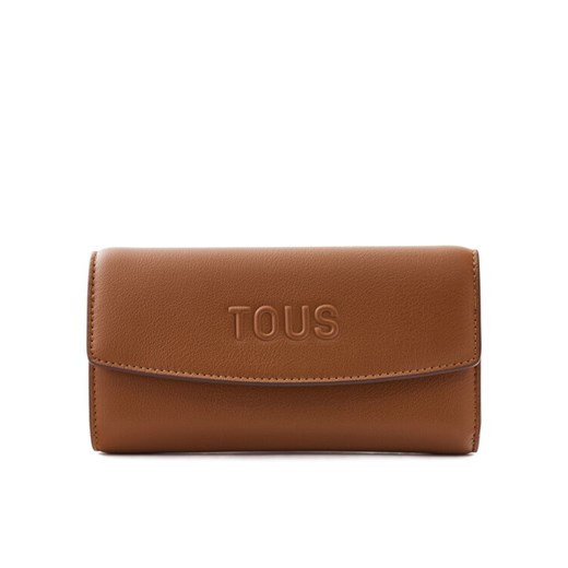 TOUS Duży Portfel Damski Pocket Tous Bloom 2002206343 Brązowy ze sklepu MODIVO w kategorii Portfele damskie - zdjęcie 182603718