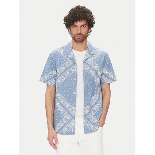 Tommy Jeans Koszula DM0DM20888 Błękitny Regular Fit ze sklepu MODIVO w kategorii Koszule męskie - zdjęcie 182603738