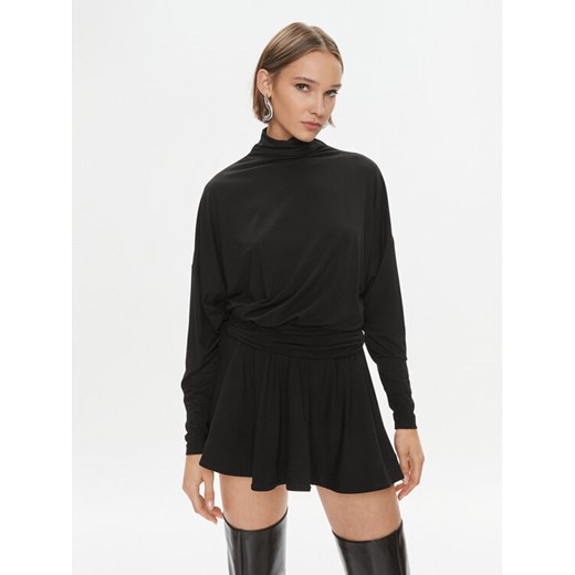 Pinko Sukienka codzienna Atom 102193 A1DE Czarny Regular Fit ze sklepu MODIVO w kategorii Sukienki - zdjęcie 182603786