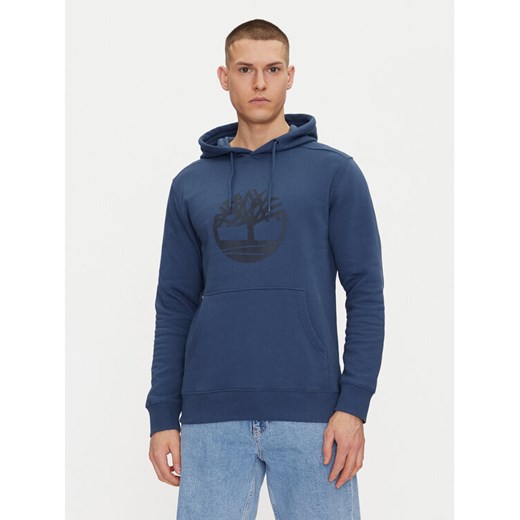 Timberland Bluza TB0A2BJH Granatowy Regular Fit ze sklepu MODIVO w kategorii Bluzy męskie - zdjęcie 182603845
