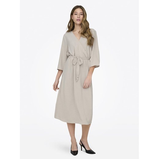 JDY Sukienka letnia Lion 15207813 Beżowy Regular Fit ze sklepu MODIVO w kategorii Sukienki - zdjęcie 182603858