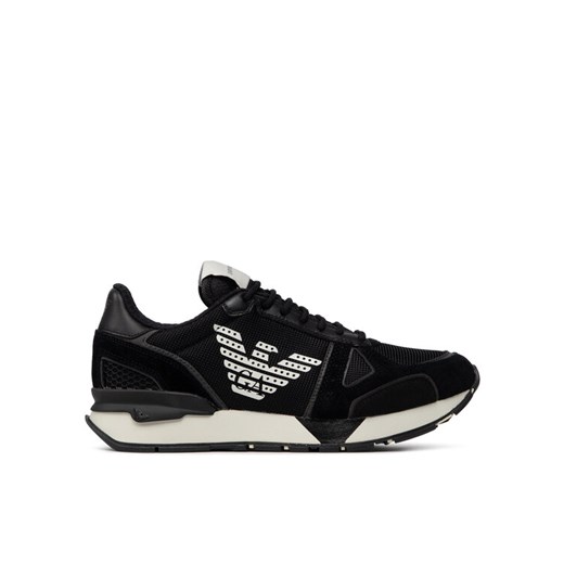 Emporio Armani Sneakersy X4X289 XM499 Q428 Czarny ze sklepu MODIVO w kategorii Buty sportowe męskie - zdjęcie 182603915