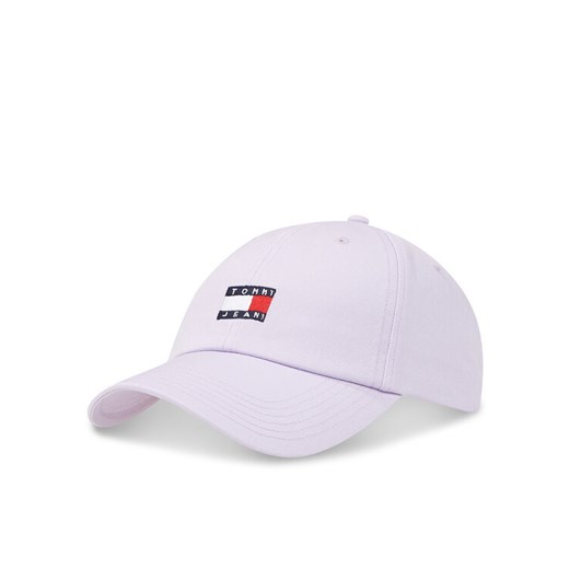 Tommy Jeans Czapka z daszkiem Heritage AW0AW15848 Fioletowy ze sklepu MODIVO w kategorii Czapki z daszkiem damskie - zdjęcie 182603918