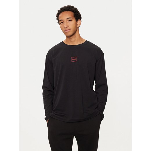Hugo Longsleeve 50525229 Czarny Regular Fit ze sklepu MODIVO w kategorii T-shirty męskie - zdjęcie 182604018