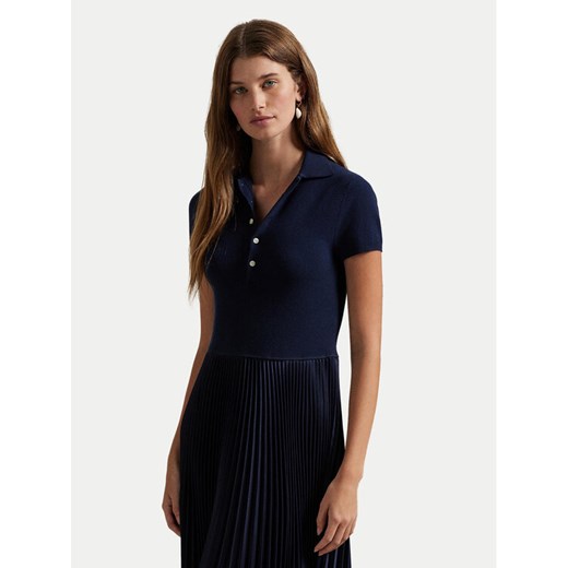 Polo Ralph Lauren Sukienka codzienna 211959913001 Granatowy Regular Fit ze sklepu MODIVO w kategorii Sukienki - zdjęcie 182604099