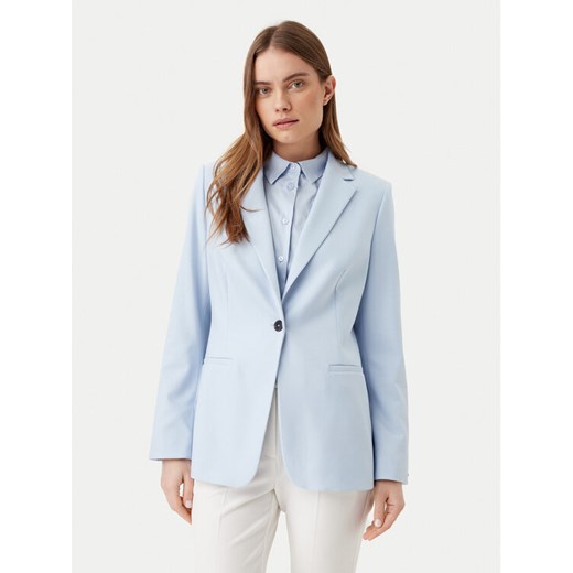 Tommy Hilfiger Marynarka WW0WW39977 Błękitny Regular Fit ze sklepu MODIVO w kategorii Marynarki damskie - zdjęcie 182604128