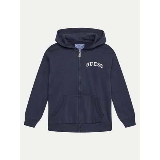 Guess Bluza L4BQ25 KAX74 Granatowy Regular Fit ze sklepu MODIVO w kategorii Bluzy chłopięce - zdjęcie 182604187
