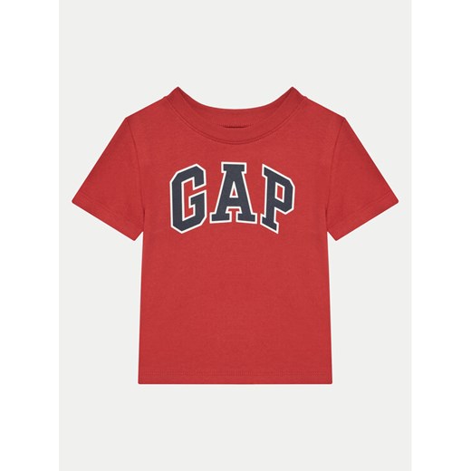 Gap T-Shirt 609749-05 Czerwony Regular Fit ze sklepu MODIVO w kategorii T-shirty chłopięce - zdjęcie 182604239