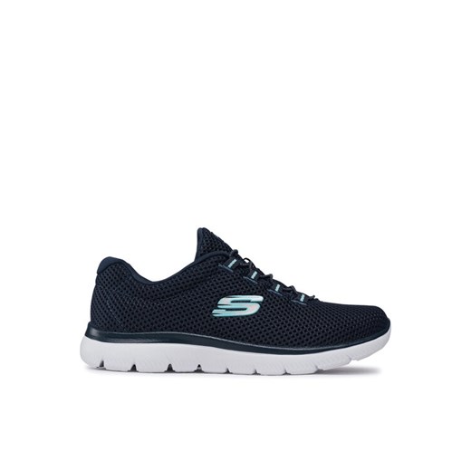 Skechers Sneakersy Quick Lapse 12985/NVLB Granatowy ze sklepu MODIVO w kategorii Buty sportowe damskie - zdjęcie 182604248