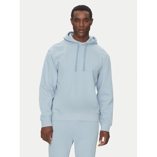 HUGO Bluza Dapo 50486478 Błękitny Relaxed Fit ze sklepu MODIVO w kategorii Bluzy męskie - zdjęcie 182604255