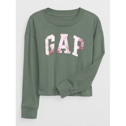 Gap Bluza 788206-02 Zielony Regular Fit ze sklepu MODIVO w kategorii Bluzy dziewczęce - zdjęcie 182604336