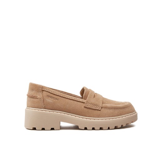 Geox Półbuty J Casey Girl J3620C 00022 C8182 S Beżowy ze sklepu MODIVO w kategorii Mokasyny dziecięce - zdjęcie 182604367