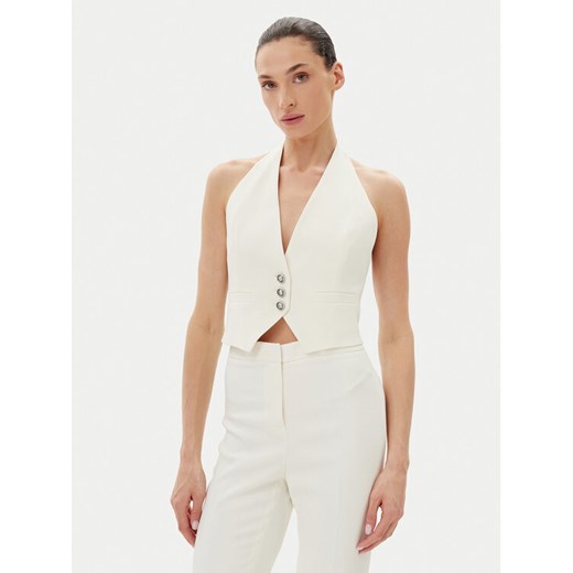 PINKO Kamizelka 104931 A213 Biały Regular Fit ze sklepu MODIVO w kategorii Kamizelki damskie - zdjęcie 182604389