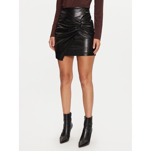 Guess Spódnica z imitacji skóry Laure W4BD61 WGIK0 Czarny Slim Fit ze sklepu MODIVO w kategorii Spódnice - zdjęcie 182604395