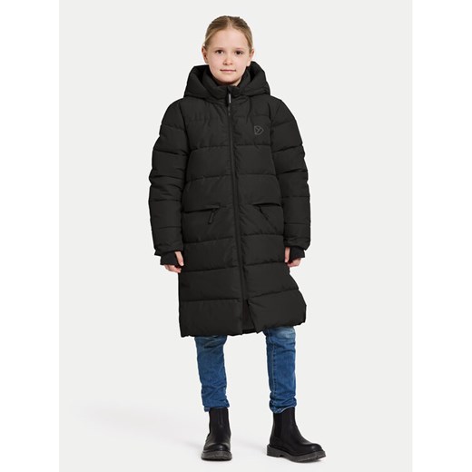 Didriksons Kurtka zimowa Olivin 505495 Czarny Regular Fit ze sklepu MODIVO w kategorii Kurtki dziewczęce - zdjęcie 182604438