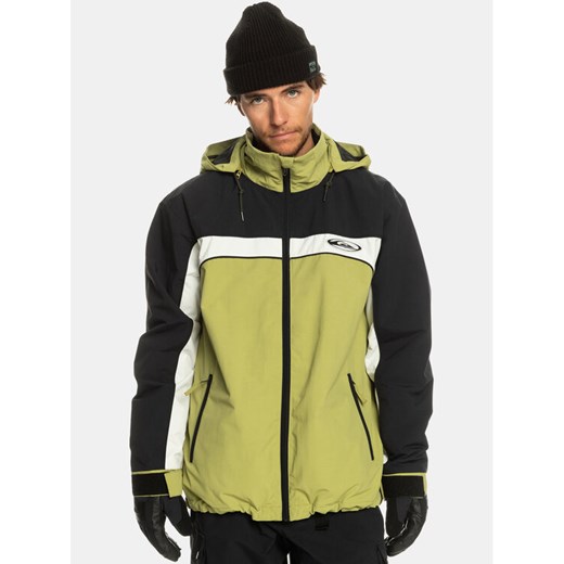Quiksilver Kurtka narciarska Live Wire Snjt EQYTJ03408 Zielony Regular Fit ze sklepu MODIVO w kategorii Kurtki męskie - zdjęcie 182604455