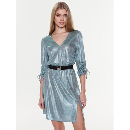 Liu Jo Sport Sukienka koktajlowa TA3094 J6580 Niebieski Regular Fit ze sklepu MODIVO w kategorii Sukienki - zdjęcie 182604466