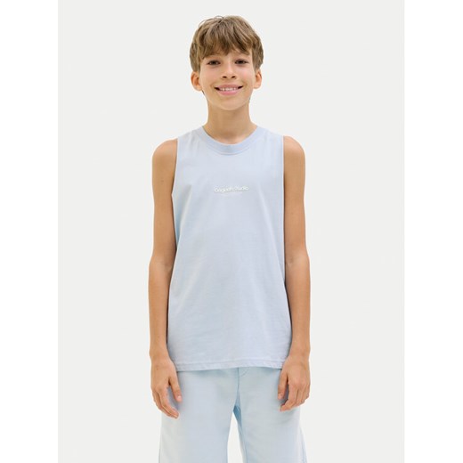 Jack&Jones Junior Tank top Vesterbro 12253957 Błękitny Loose Fit ze sklepu MODIVO w kategorii T-shirty chłopięce - zdjęcie 182604519