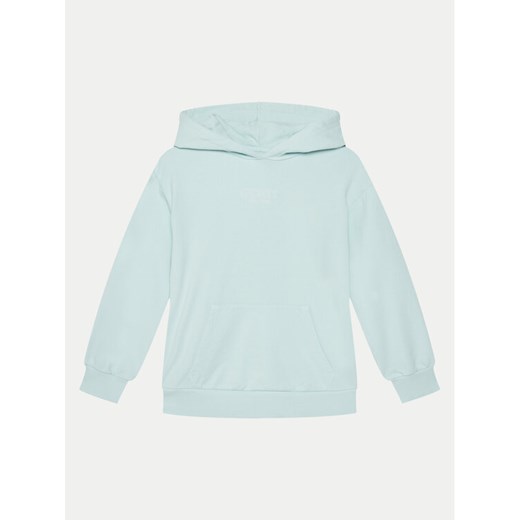 Guess Bluza J5RQ09 KAD74 Błękitny Regular Fit ze sklepu MODIVO w kategorii Bluzy dziewczęce - zdjęcie 182604557