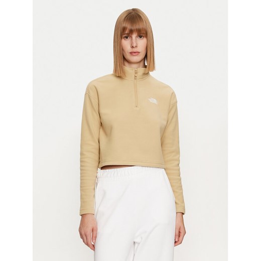 The North Face Polar Glacier NF0A855N Beżowy Regular Fit ze sklepu MODIVO w kategorii Bluzy damskie - zdjęcie 182604647