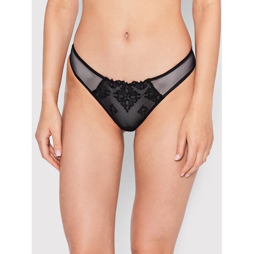 Chantelle Stringi Champs Elysées C26090 Czarny ze sklepu MODIVO w kategorii Majtki damskie - zdjęcie 182604689