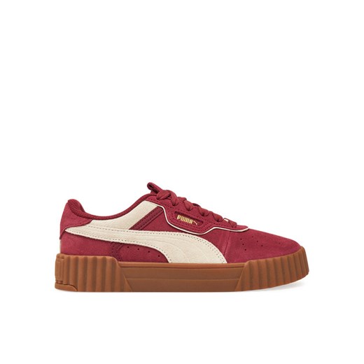 Puma Sneakersy Carina 3.0 Luxe SD 400725 01 Bordowy ze sklepu MODIVO w kategorii Buty sportowe damskie - zdjęcie 182604707