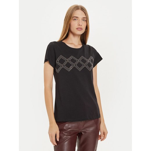 Liu Jo Sport T-Shirt TF4209 J6040 Czarny Regular Fit ze sklepu MODIVO w kategorii Bluzki damskie - zdjęcie 182604746