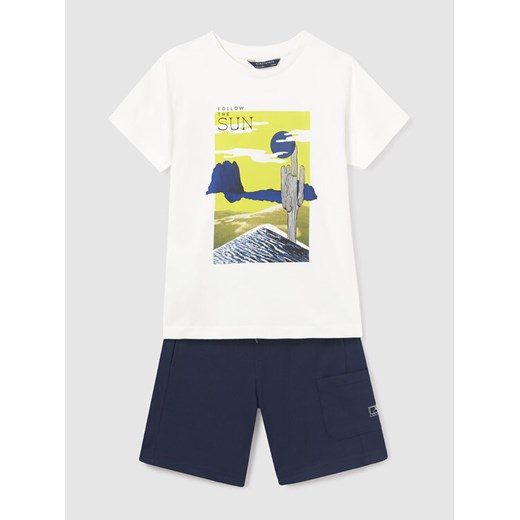 Mayoral Komplet t-shirt i spodenki 6654 Kolorowy ze sklepu MODIVO w kategorii Komplety chłopięce - zdjęcie 182604755