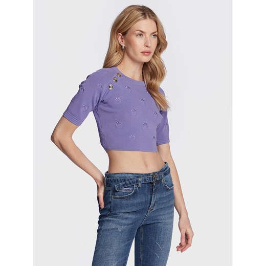 Pinko Sweter Gijon 100136 A0PV Fioletowy Regular Fit ze sklepu MODIVO w kategorii Swetry damskie - zdjęcie 182604759