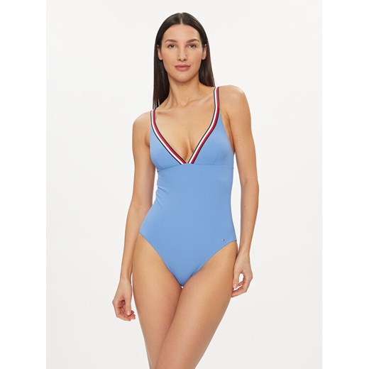 Tommy Hilfiger Strój kąpielowy UW0UW05294 Niebieski Tommy Hilfiger S MODIVO