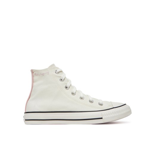Converse Trampki Chuck Taylor All Star Crochet Laces A10686C Beżowy ze sklepu MODIVO w kategorii Trampki damskie - zdjęcie 182604785