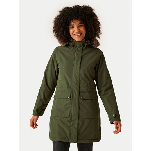 Regatta Parka Sabinka II RWP404 Zielony Regular Fit ze sklepu MODIVO w kategorii Parki damskie - zdjęcie 182604825