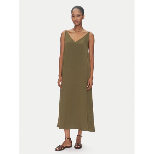 ViCOLO Sukienka letnia TD0758 Khaki Regular Fit ze sklepu MODIVO w kategorii Sukienki - zdjęcie 182604896