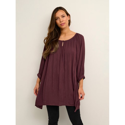 Kaffe Tunika Amber 501030 Fioletowy Relaxed Fit ze sklepu MODIVO w kategorii Bluzki damskie - zdjęcie 182604929