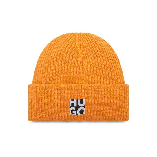 HUGO Czapka Women-X 50477679 Pomarańczowy ze sklepu MODIVO w kategorii Czapki zimowe damskie - zdjęcie 182604947