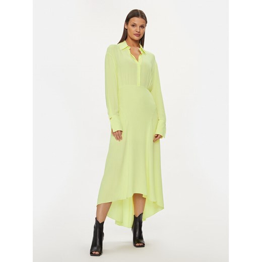 Patrizia Pepe Sukienka codzienna 8A1271/A8I1-G568 Żółty Regular Fit ze sklepu MODIVO w kategorii Sukienki - zdjęcie 182605007