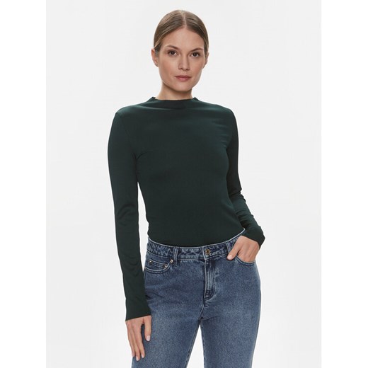 JDY Bluzka Filipa 15305339 Zielony Slim Fit ze sklepu MODIVO w kategorii Bluzki damskie - zdjęcie 182605077