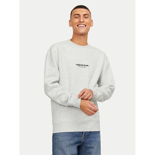 Jack&Jones Bluza Vesterbro 12241694 Biały Relaxed Fit ze sklepu MODIVO w kategorii Bluzy męskie - zdjęcie 182605165