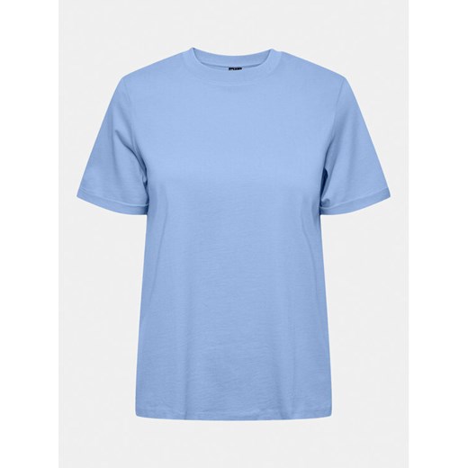 Pieces T-Shirt Ria 17086970 Niebieski Regular Fit ze sklepu MODIVO w kategorii Bluzki damskie - zdjęcie 182605169