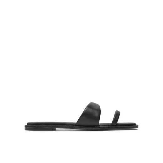 Calvin Klein Klapki Flat Slide Lth HW0HW02071 Czarny Calvin Klein 36 MODIVO