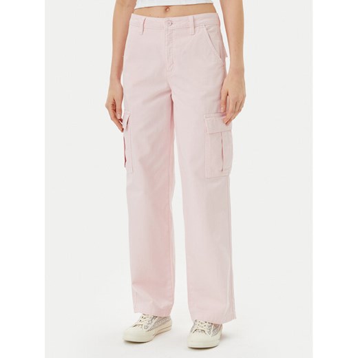 Guess Jeans Jeansy W4YB61 WGCV1 Różowy Straight Leg ze sklepu MODIVO w kategorii Jeansy damskie - zdjęcie 182605225