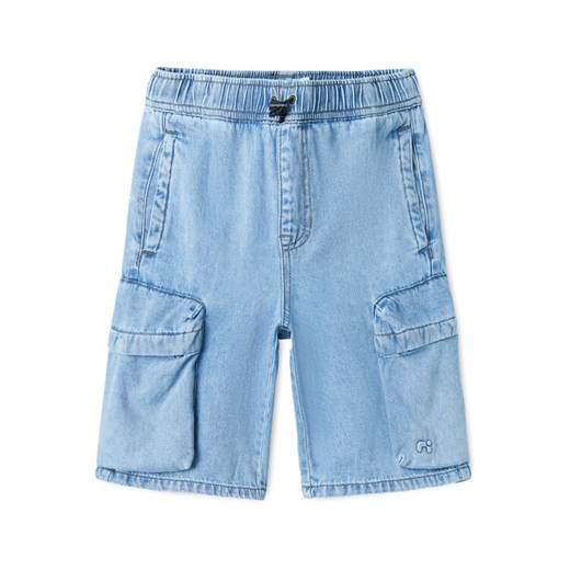 NAME IT Szorty jeansowe Ben 13240411 Niebieski Baggy Fit ze sklepu MODIVO w kategorii Spodenki chłopięce - zdjęcie 182605267
