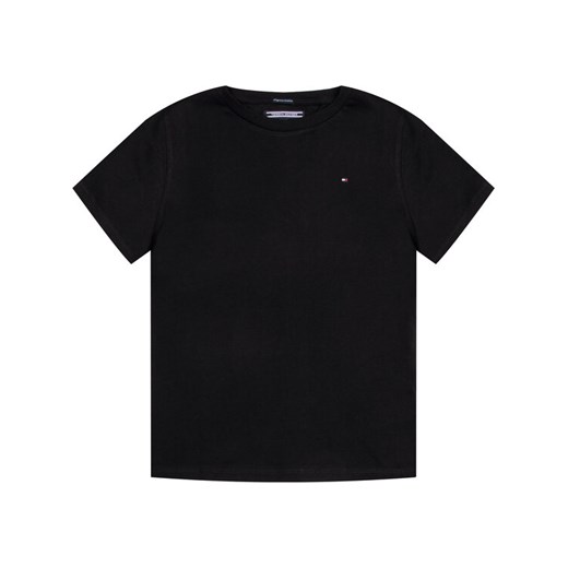 Tommy Hilfiger T-Shirt KB0KB04140 Czarny Regular Fit ze sklepu MODIVO w kategorii T-shirty chłopięce - zdjęcie 182605346