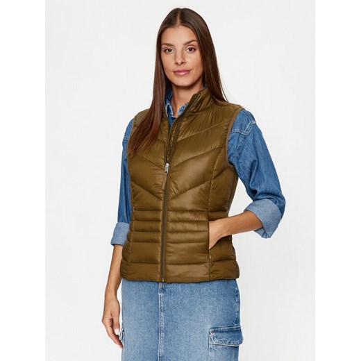 Vero Moda Bezrękawnik Sorayasiv 10289449 Brązowy Regular Fit ze sklepu MODIVO w kategorii Kamizelki damskie - zdjęcie 182605387