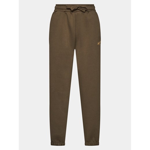 Outhorn Spodnie dresowe OTHAW23TTROF485 Khaki Regular Fit ze sklepu MODIVO w kategorii Spodnie damskie - zdjęcie 182605396