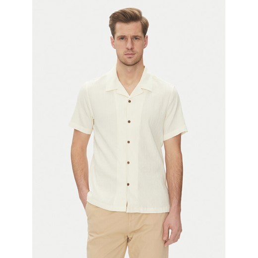 Guess Koszula M5GH67 WH340 Écru Regular Fit ze sklepu MODIVO w kategorii Koszule męskie - zdjęcie 182605397